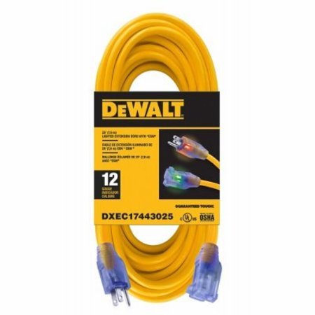 CENTURY WIRE & CABLE 25' 123 Ext Cord DXEC17443025